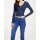 Rib knit sweater, dark blue