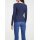 Rib knit sweater, dark blue