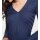 Rib knit sweater, dark blue