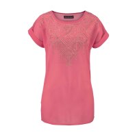 Blusenshirt m. Strass, altrosé-gold