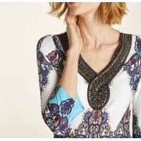 Shirt wth bead embroidery, multicolour