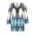 Shirt wth bead embroidery, multicolour