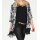 Kimono blouse, black-multicolour