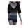 Sweatshirt, anthracite with stripes