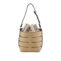 Beuteltasche, beige