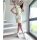 Marken-Jerseykleid m.Logoprint, gelb