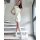 Marken-Jerseykleid m.Logoprint, gelb