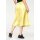 Satin skirt, yellow