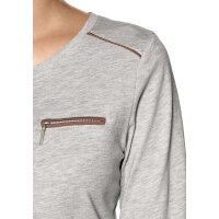 Jersey shirt, grey blend