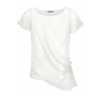 Designer-Shirt m. Pailletten, weiß