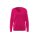 Fine knit sweater with pattern in 3D-look, pink