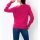 Fine knit sweater with pattern in 3D-look, pink