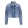 Marken-Jeansjacke, blau-used