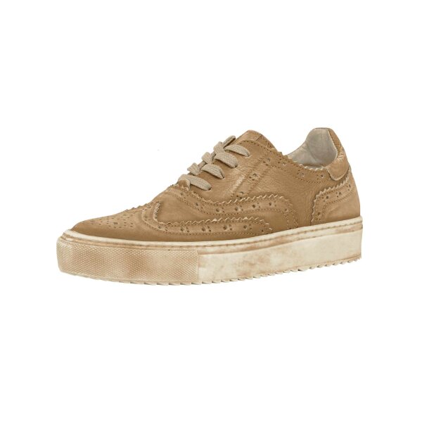 Leder-Sneaker, sand