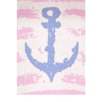 Pullover, pink-ecru-blau