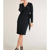Wrap dress, black