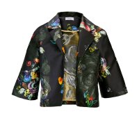 Kurzjacke, schwarz-bunt