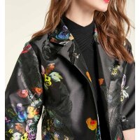 Kurzjacke, schwarz-bunt