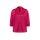 Satin-Bluse m.Stehkragen, pink