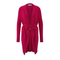 Long cardigan, cherry red