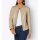 Lederimitat-Jacke m. Mesheinsatz, beige