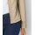 Lederimitat-Jacke m. Mesheinsatz, beige