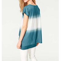 2-in-1-Shirt m. Pailletten, türkis