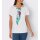 Bluse m. abnehmbare Stoffband, weiß