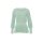Sweater with peplum, chalk mint blend