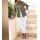 Jeansjackenblazer m. goldfarbenen Details, khaki