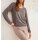 Ajour sweater with glitter stones, taupe