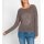 Ajour sweater with glitter stones, taupe