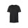 Shirt im Mix aus Sweat- und Web-Qualität, schwarz