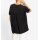 Shirt im Mix aus Sweat- und Web-Qualität, schwarz