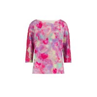 3/4 Arm-Pullover mit Spitzeneinsatz,...
