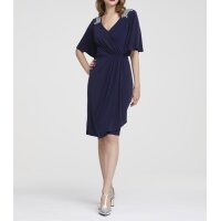 Kleid m. Strass, marine
