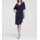 Kleid m. Strass, marine