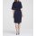 Kleid m. Strass, marine