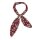 Scarf with ornamental ring, bordeaux