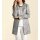 Designer-Lederimitat-Jacke, grau-used