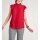 Designer-Bluse m. Volants, rot