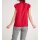 Designer-Bluse m. Volants, rot