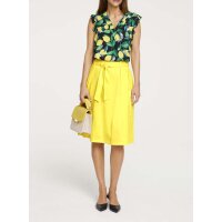 Skirt with belt, lemon