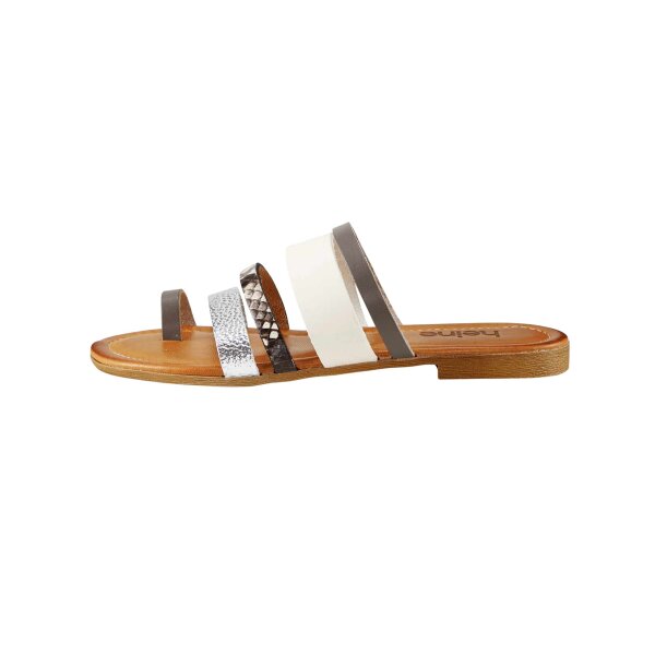 Leather sandal, multicolour