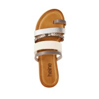 Leather sandal, multicolour