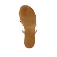 Leather sandal, multicolour