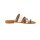 Leather sandal, multicolour