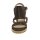Leather sandal, brown