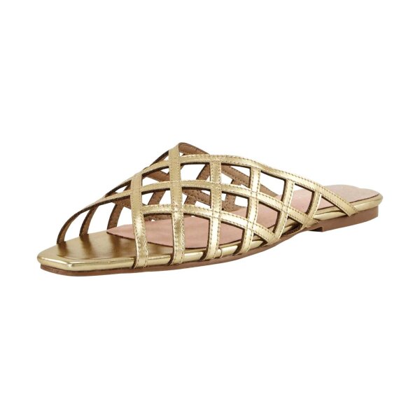 Mule, gold coloured