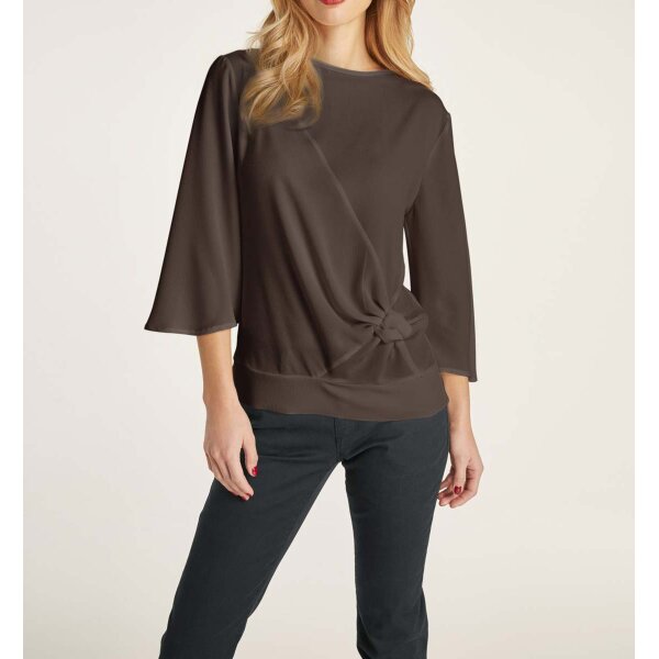 Bluse, schokobraun